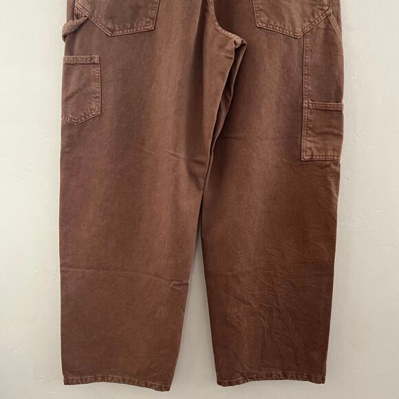 Urban Outfitters BDG Bella Baggy Carpenter Jeans Women's Size 34 Brown Loose NWT - Picture 11 of 12